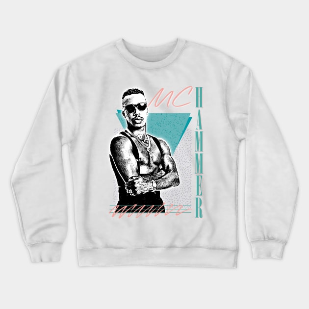 MC Hammer / Retro Style Fan Art Design Crewneck Sweatshirt by DankFutura